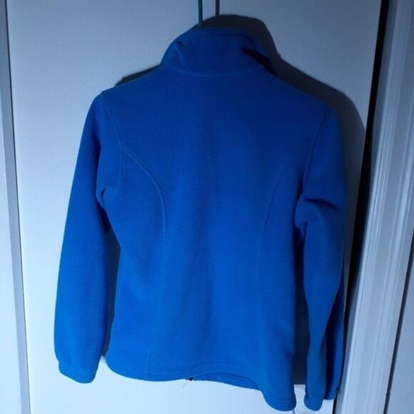 Columbia blue fleece jacket s zipper front fall winter classic athleisure top - Picture 7 of 7